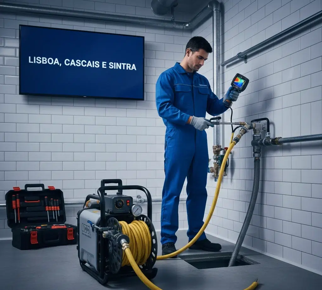 Serviços de Canalização Deteção de fugas de água e desentupimentos mecanizados com tecnologia avançada